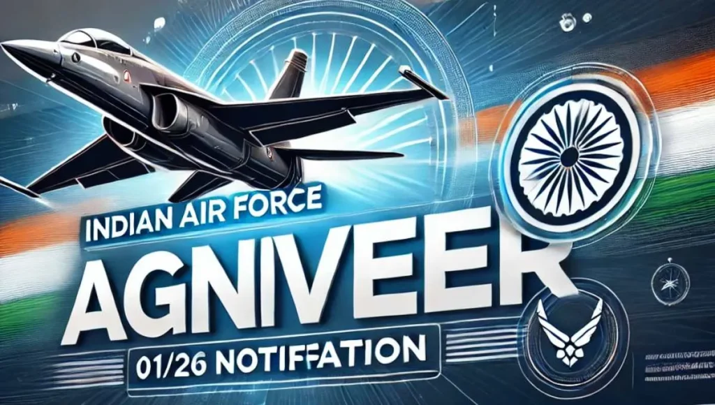 Indian Airforce Agniveer Vayu Intake 01/2026 Recruitment 2025