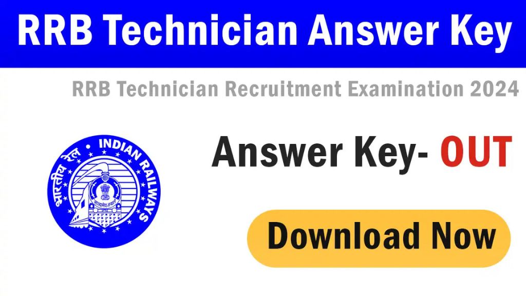 RRB Technician Grade 3 Answer Key 2025